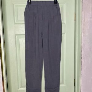 Gray Comfy Straight Leg Pants